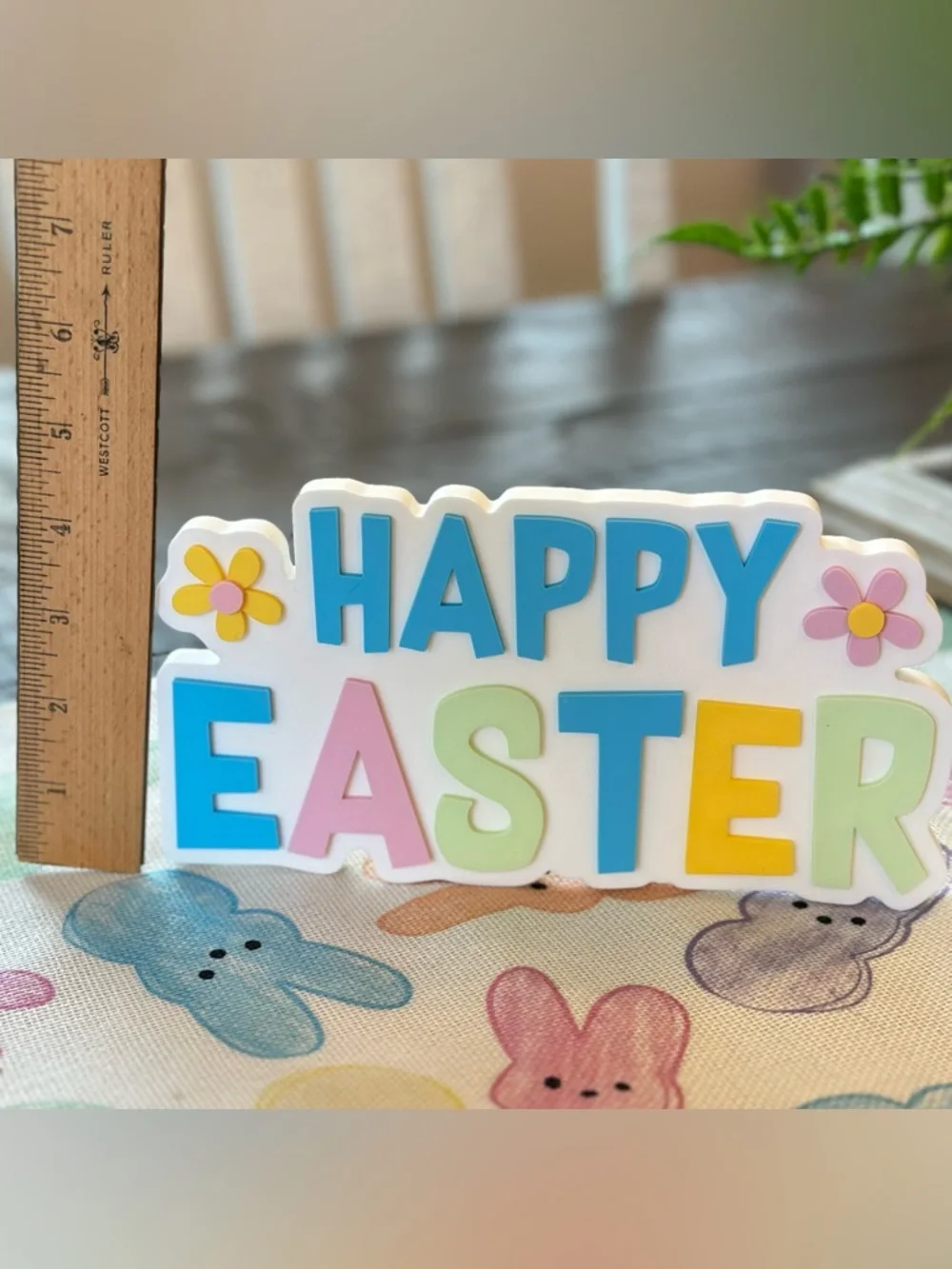 Happy Easter Pastel Holiday Sign